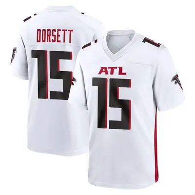 Men's Game Phillip Dorsett II Atlanta Falcons White Jersey