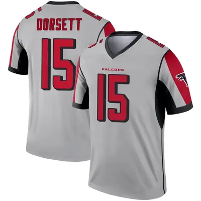 Men's Legend Phillip Dorsett II Atlanta Falcons Inverted Silver Jersey