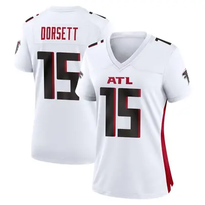 Women's Game Phillip Dorsett II Atlanta Falcons White Jersey